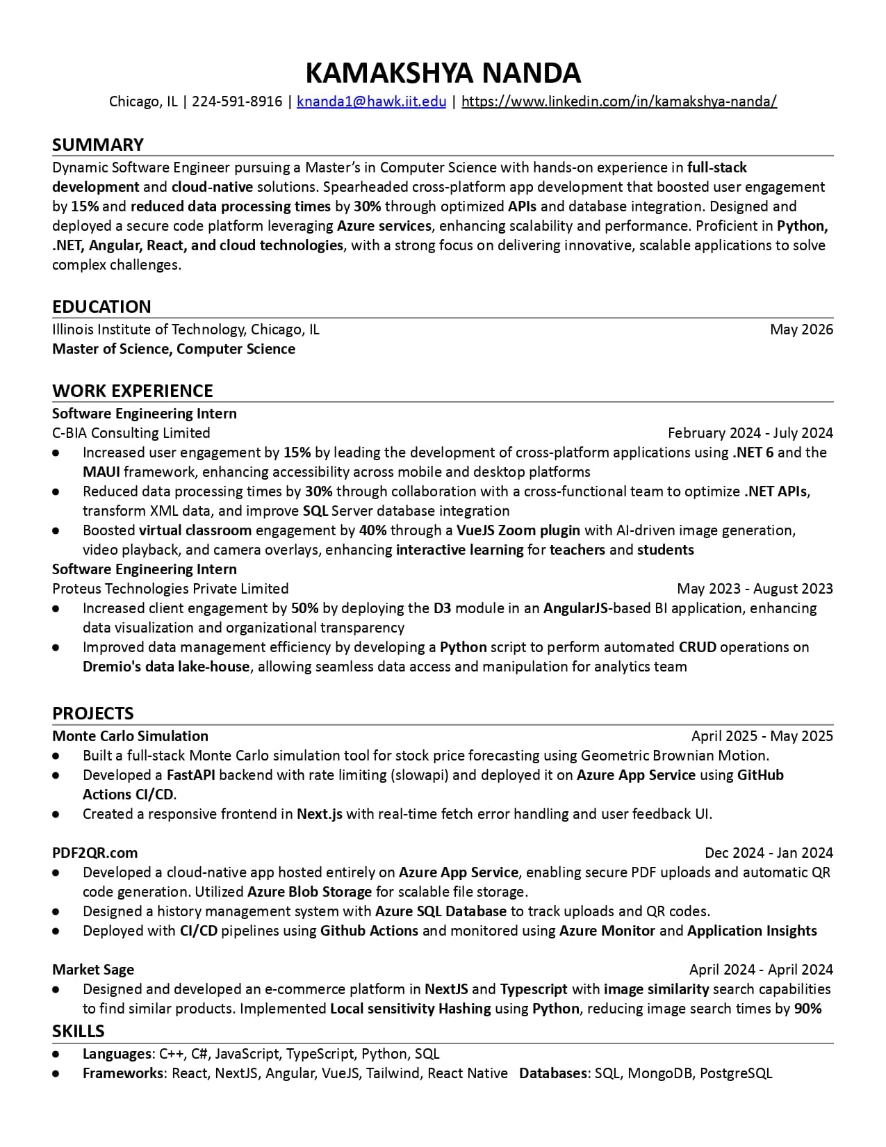Resume 2024